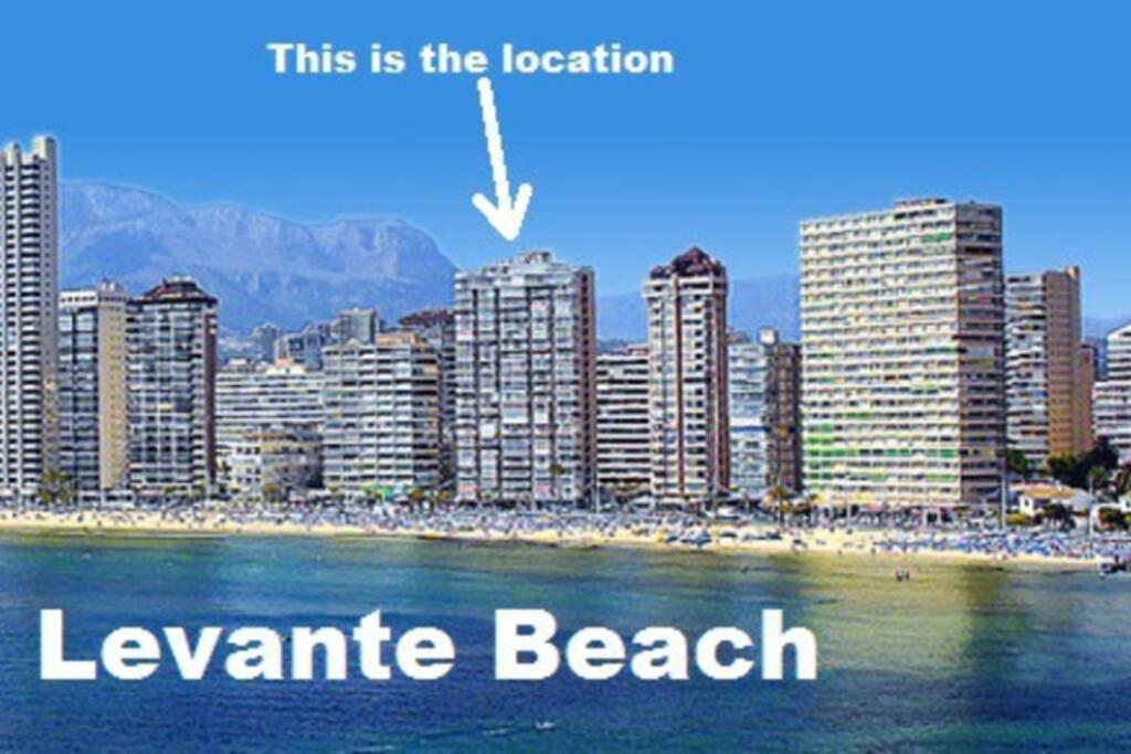 Seafront Luxury Levante Beach / Primera Linea Playa Levante Benidorm Eksteriør billede